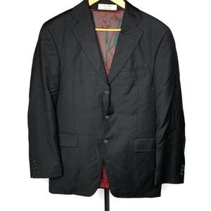 John W Nordstrom Black Blazer Jacket Dress Jacket